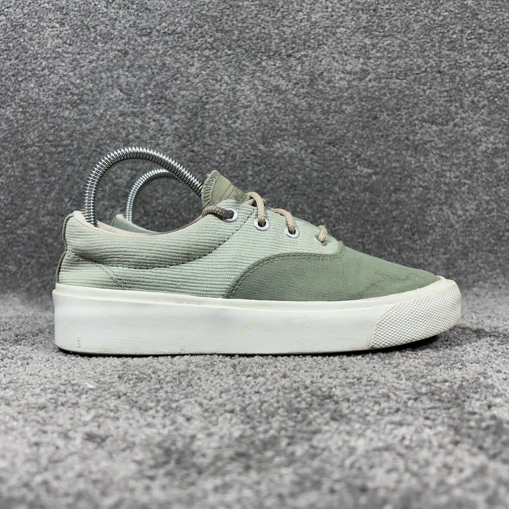 Converse Skid Grip OX 169641C Womens Sz 6.5 Oil Green Suede Low Skate Shoes Used